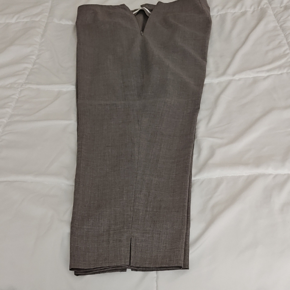 Ellen Tracy Women's Gray Dress Pants